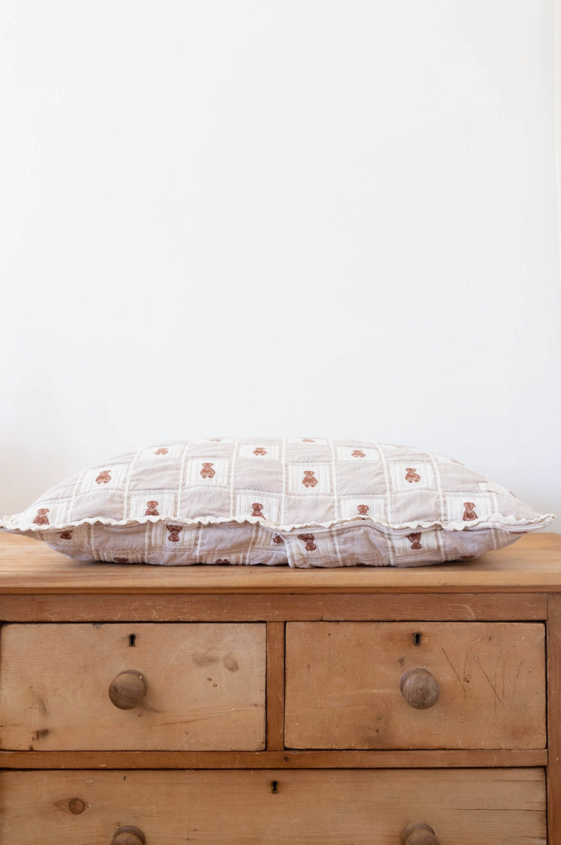 Teddy Patchwork Pillowcase