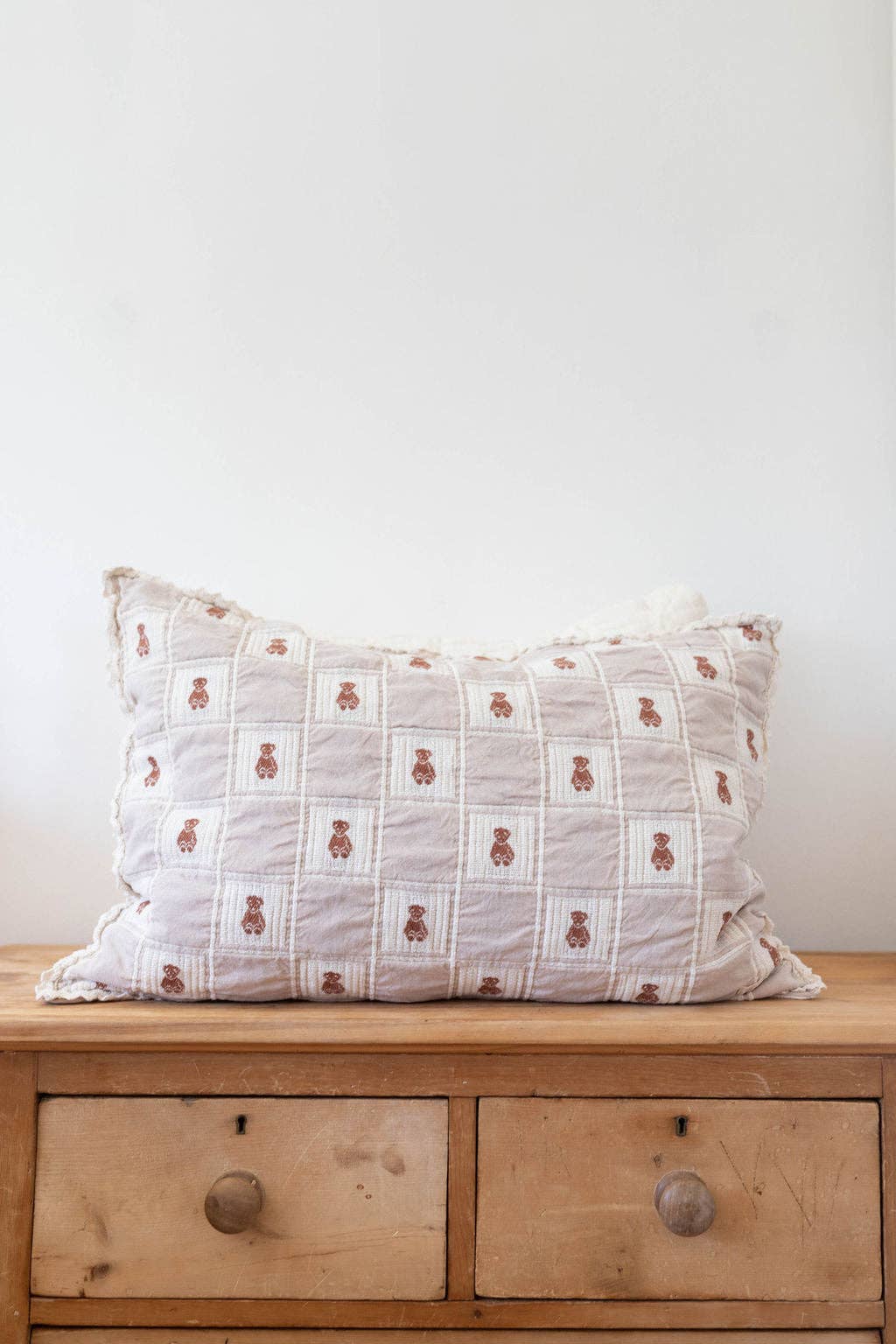 Teddy Patchwork Pillowcase
