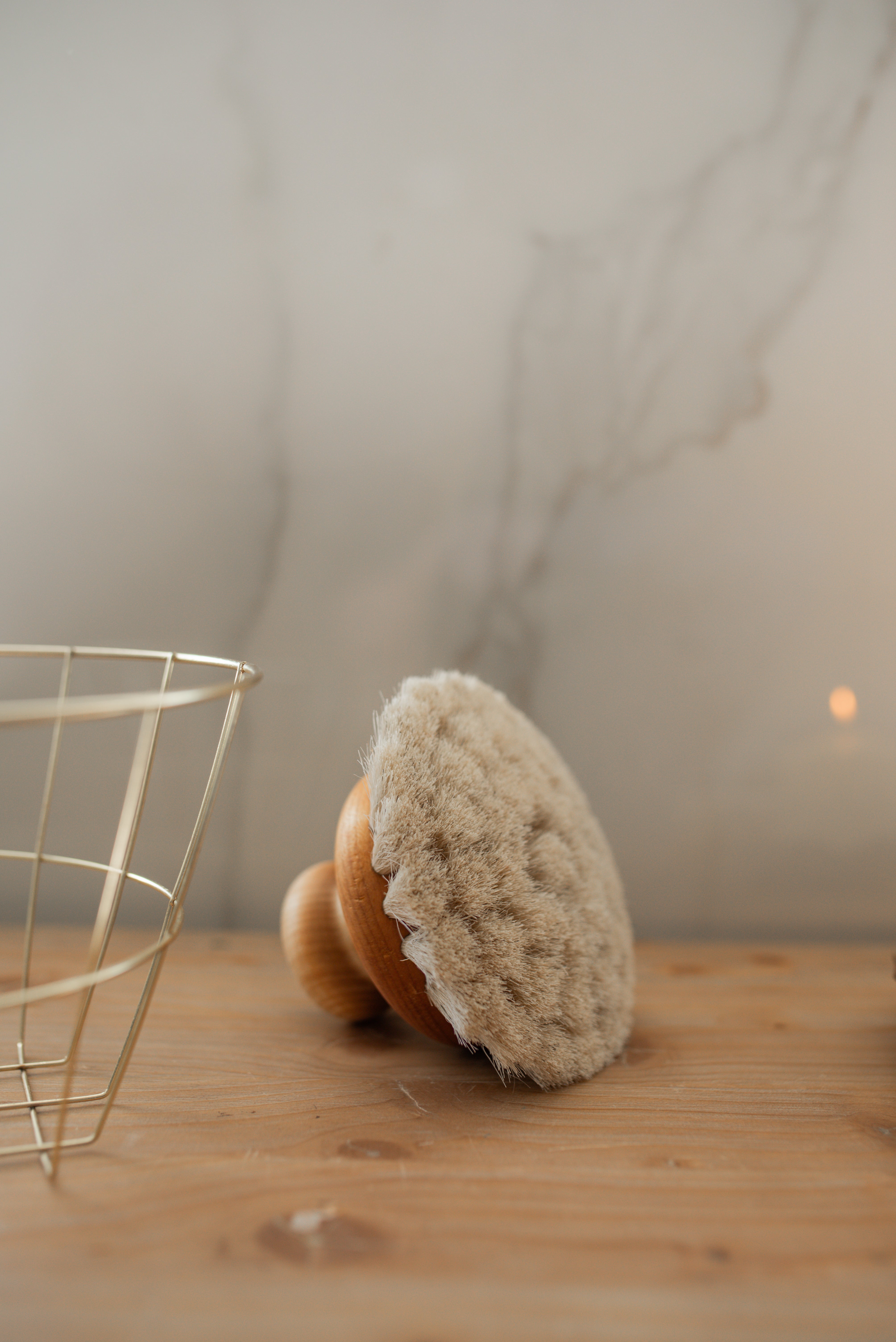 Bath Brush With Knob